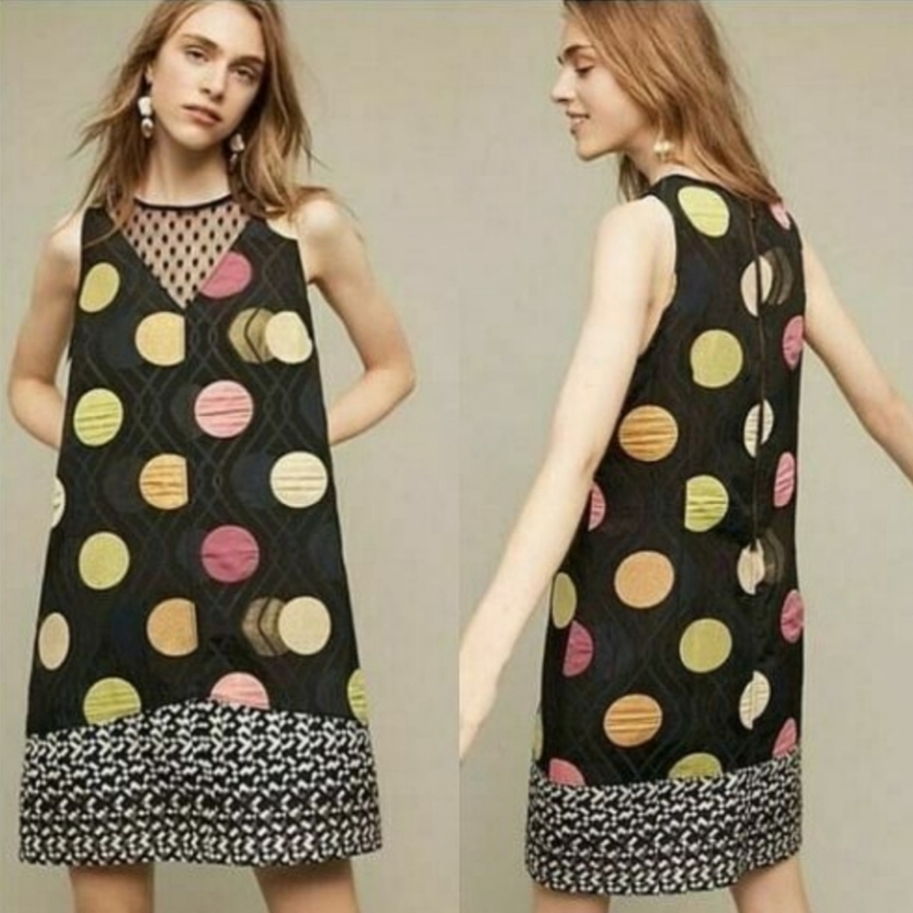 Anthropologie Maeve Tilde jacquard dress